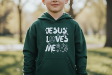 Load image into Gallery viewer, Youth Jesus Loves Me Hoodie