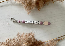 Load image into Gallery viewer, Auntie Keychain Silicone