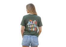 Load image into Gallery viewer, Here Comes The Sun Graphic Tee