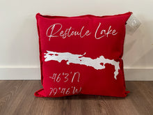 Load image into Gallery viewer, Coordinates with Lake Pillow