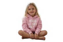 Load image into Gallery viewer, Youth Jesus Loves Me Hoodie
