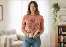 Load image into Gallery viewer, Love God Read Books Longsleeve