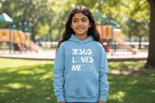 Load image into Gallery viewer, Youth Jesus Loves Me Hoodie