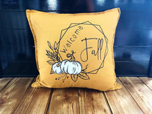 Load image into Gallery viewer, Welcome Fall Pillow