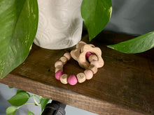 Load image into Gallery viewer, Name Teether with Rattle Rings