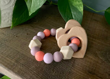 Load image into Gallery viewer, Silicone Teether With Shape Rings