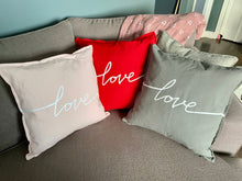 Load image into Gallery viewer, Love Cursive Pillow