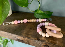 Load image into Gallery viewer, Name Soother Clip and Teether Set