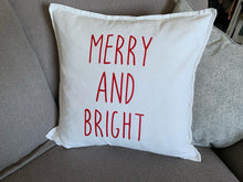 Load image into Gallery viewer, Merry & Bright Pillow