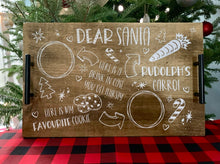 Load image into Gallery viewer, Santa Cookie Tray