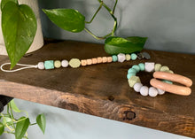 Load image into Gallery viewer, Name Soother Clip and Teether Set