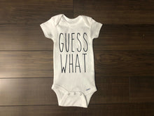 Load image into Gallery viewer, Guess What? Chicken Butt Baby Onesie