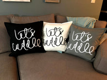 Load image into Gallery viewer, Let's Cuddle Pillow