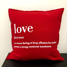 Load image into Gallery viewer, Love Definition Pillow