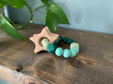 Load image into Gallery viewer, Silicone Teether With Shape Rings