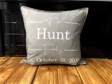 Load image into Gallery viewer, Last Name Pillow