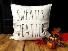 Load image into Gallery viewer, Sweater Weather Pillow