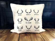 Load image into Gallery viewer, Santa's Reindeer Pillow