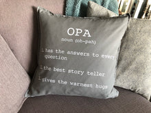 Load image into Gallery viewer, Grandpa Pillow