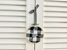 Load image into Gallery viewer, Snowflake #2 Embroidery Hoop Ornament