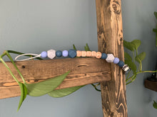 Load image into Gallery viewer, Name Soother Clip - Wooden Letters & Metal Clip