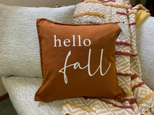 Load image into Gallery viewer, Hello Fall Pillow