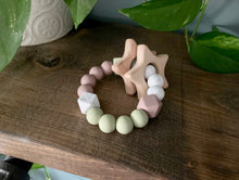 Load image into Gallery viewer, Silicone Teether With Shape Rings