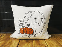 Load image into Gallery viewer, Welcome Fall Pillow