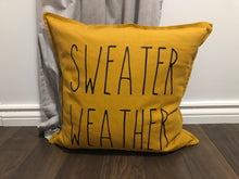 Load image into Gallery viewer, Sweater Weather Pillow