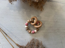 Load image into Gallery viewer, Teether With Mini Wooden Rings
