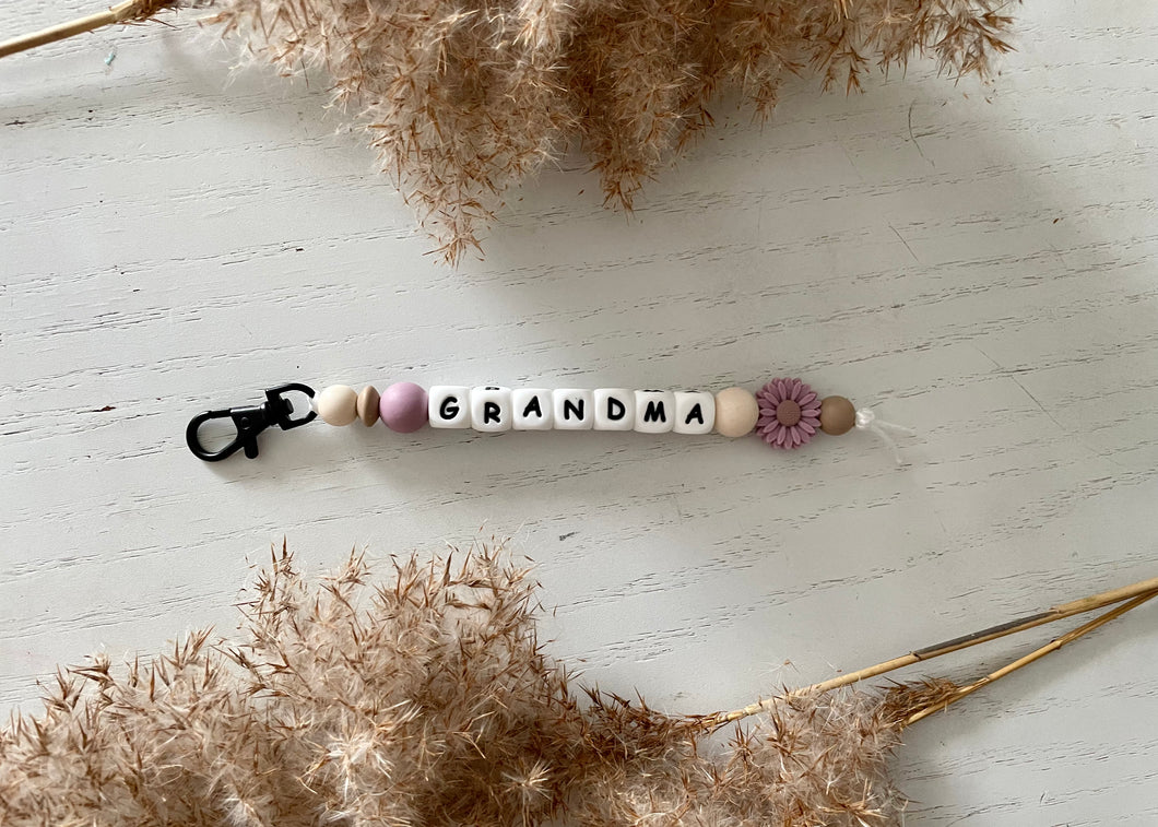 Grandma Keychain Silicone