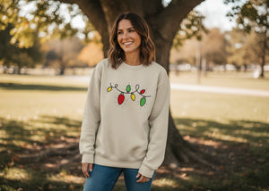 Christmas Light Crewneck Sweater