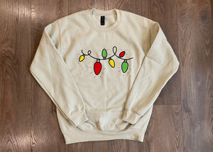 Christmas Light Crewneck Sweater