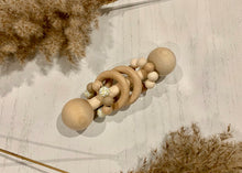 Load image into Gallery viewer, Wooden Rattle with Silicone Beads
