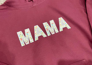 MAMA Embroidery Patch Hoodie