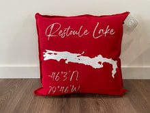 Load image into Gallery viewer, Coordinates with Lake Pillow
