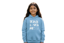 Load image into Gallery viewer, Youth Jesus Loves Me Hoodie
