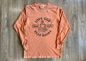 Love God Read Books Longsleeve
