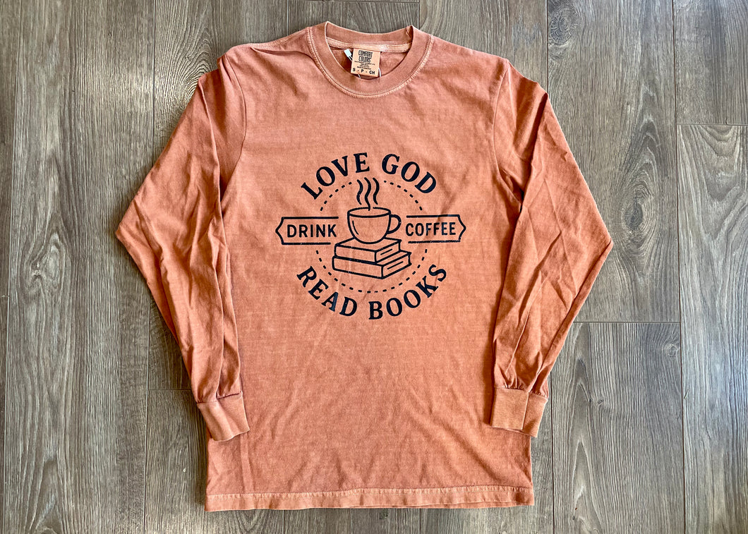 Love God Read Books Longsleeve