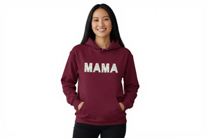 MAMA Embroidery Patch Hoodie