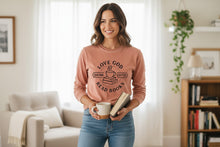 Load image into Gallery viewer, Love God Read Books Longsleeve
