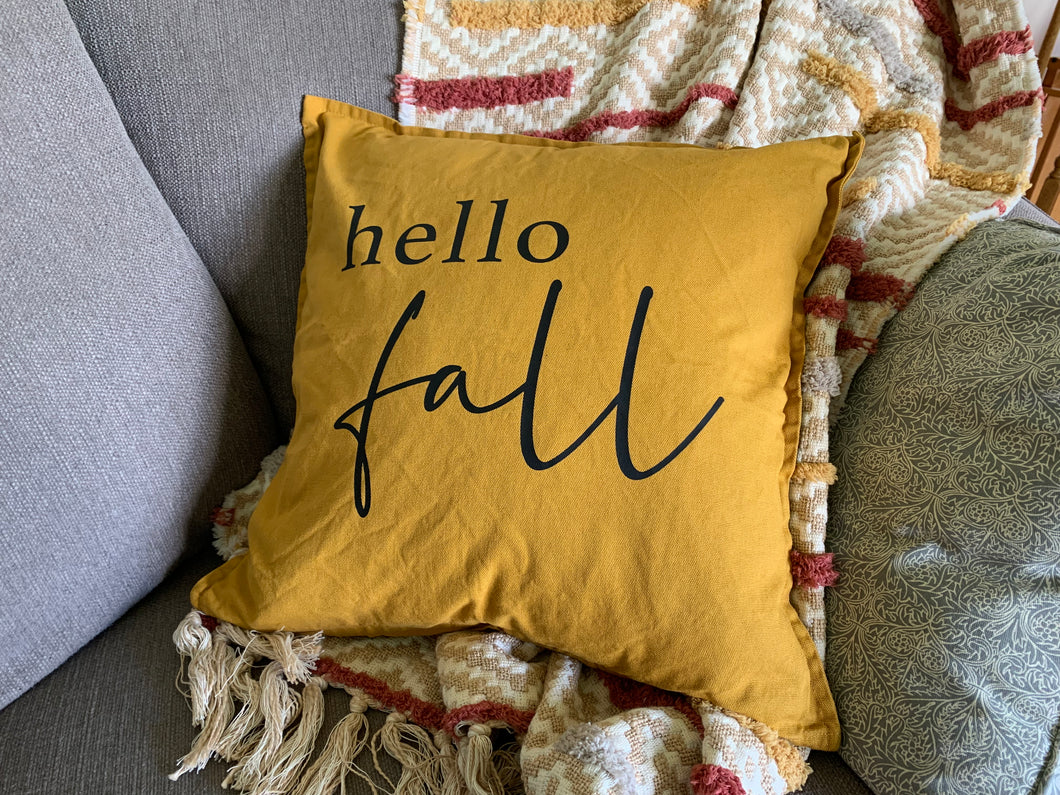 Hello Fall Pillow
