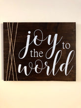 Load image into Gallery viewer, Joy to the World Sign
