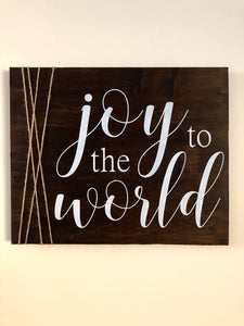 Joy to the World Sign