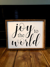 Load image into Gallery viewer, Joy to the World Sign
