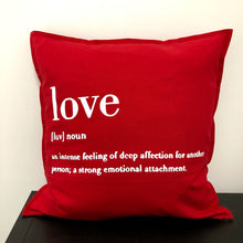 Load image into Gallery viewer, Love Definition Pillow
