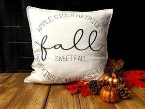 Sweet Fall Pillow