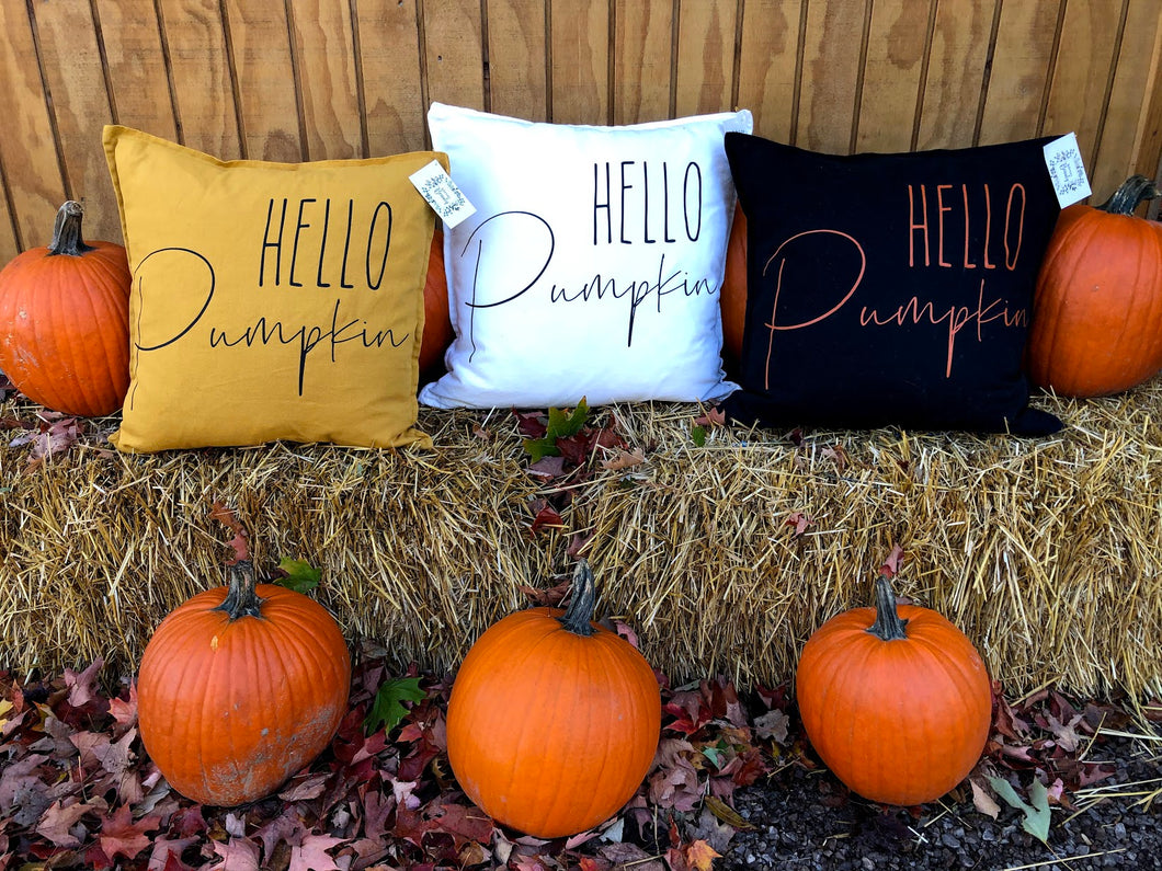 Hello Pumpkin Pillow