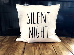 Silent Night Pillow
