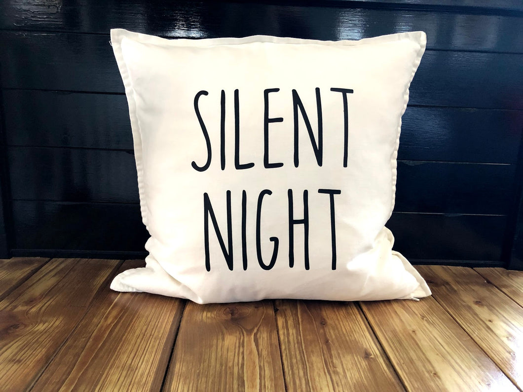 Silent Night Pillow